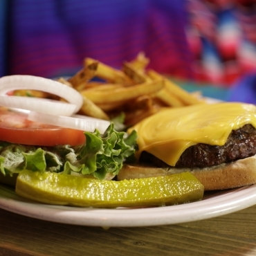 Burger and Fries